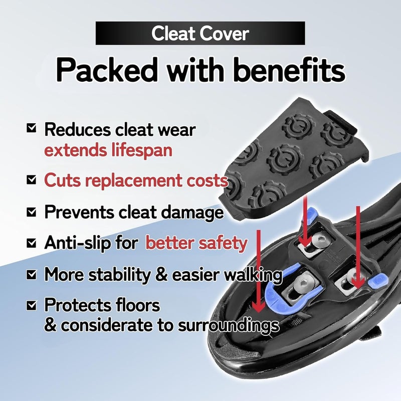 GER SPD-SL Cleat Set SM-SH11 ISMSH11J / SM-SH12 ISMSH12J, SPD-SL Compatible Cleat Cover Set - Image 4